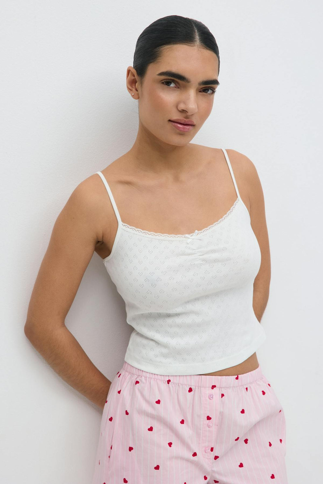 Pointelle singlet - Blanc cassé