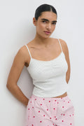 Pointelle singlet - Blanc cassé