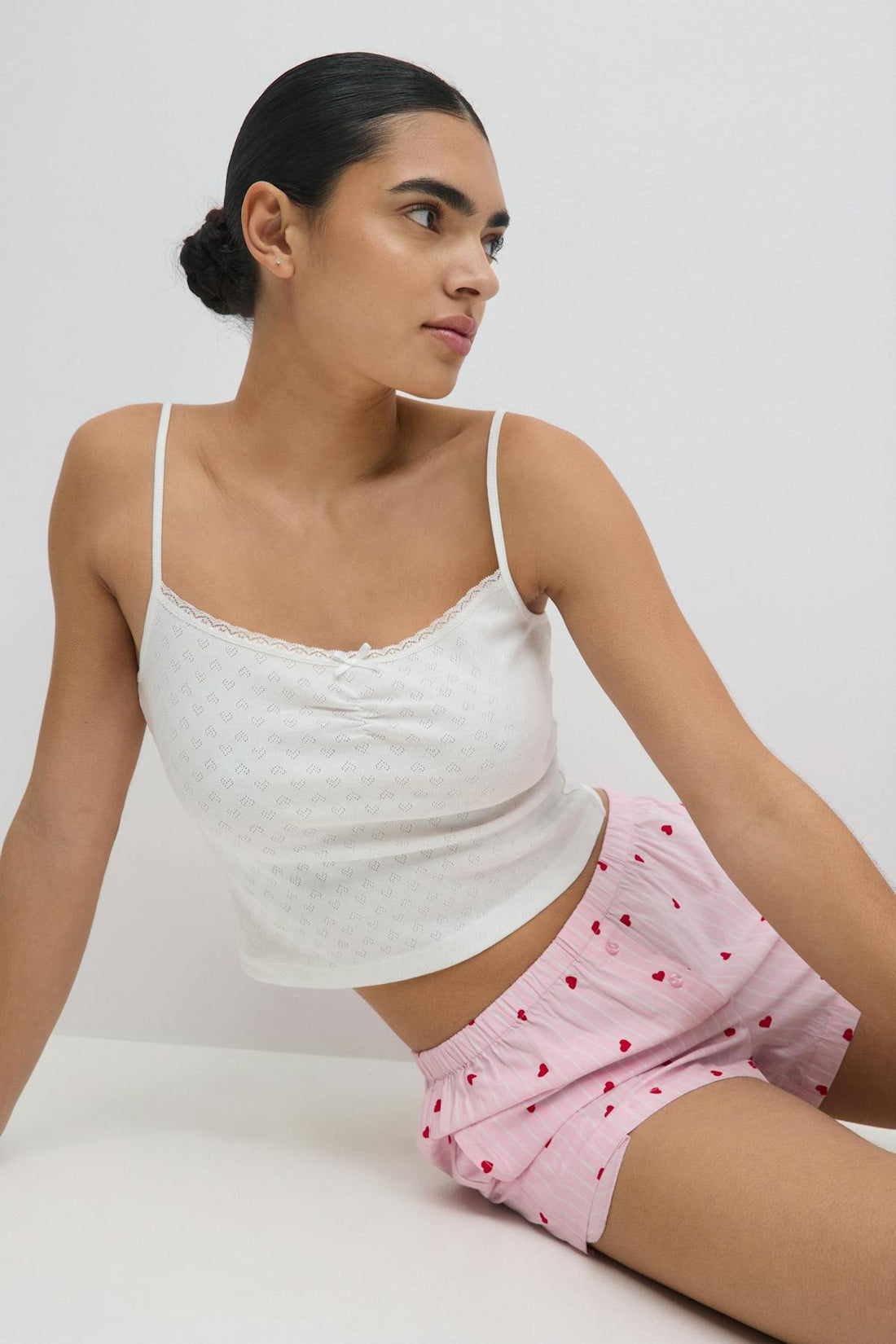 Pointelle singlet - Blanc cassé