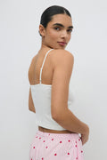 Pointelle singlet - Blanc cassé