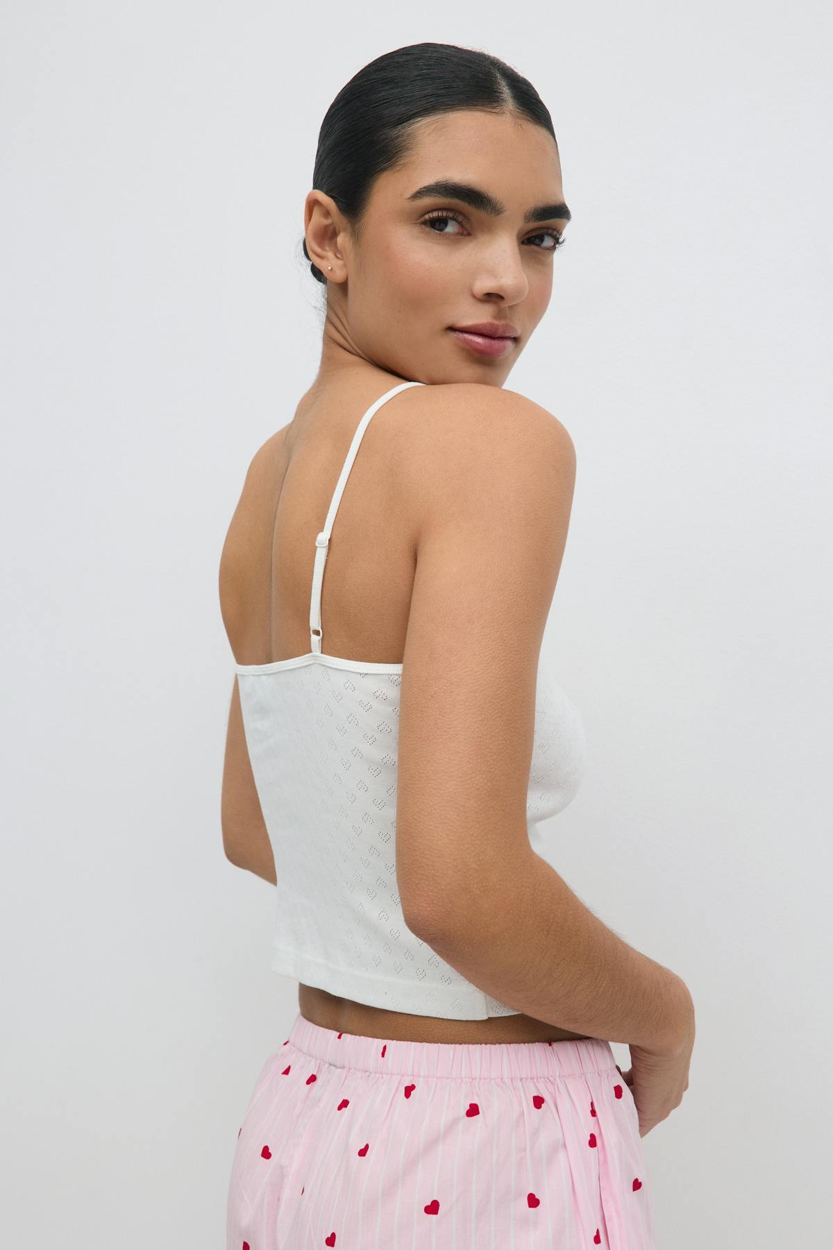 Pointelle singlet - Blanc cassé