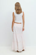 Y scandi maxi skirt - Pinkflorals