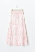 Y scandi maxi skirt - Pinkflorals