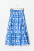 Y iconic boho maxi skirt - Blue blossom