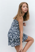 Y two layer multi skirt - Blue marble