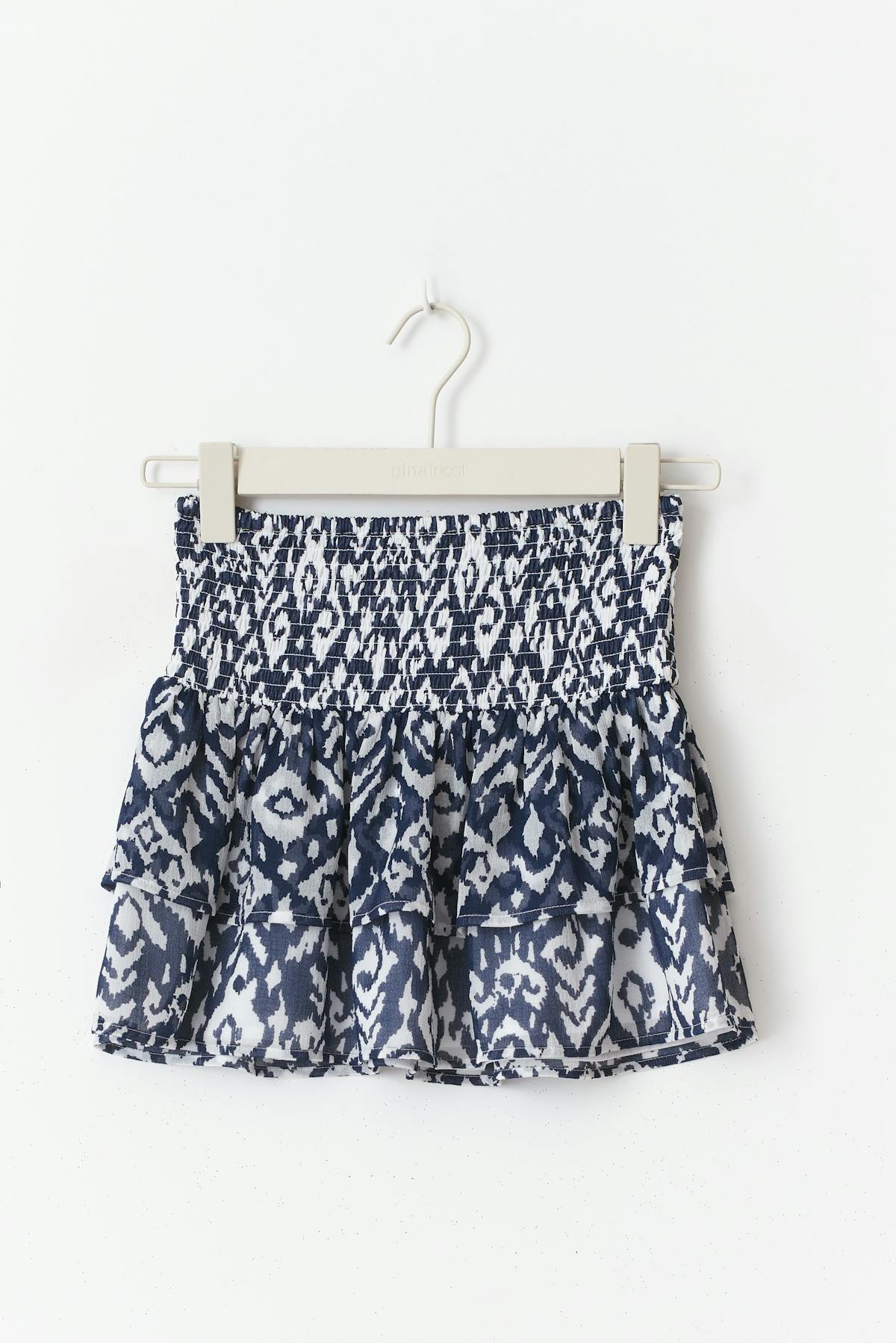 Y two layer multi skirt - Blue marble