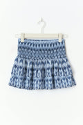 Y two layer multi skirt - Blue/aop