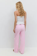 Seersucker gingham trousers - Pink check