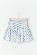 Y two layer multi skirt - Blue flower