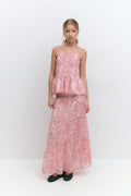 Y one layer multi top - Red paisley
