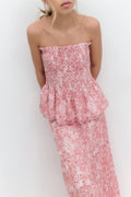 Y one layer multi top - Red paisley