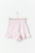 Gauze homewear shorts - Pink heart aop