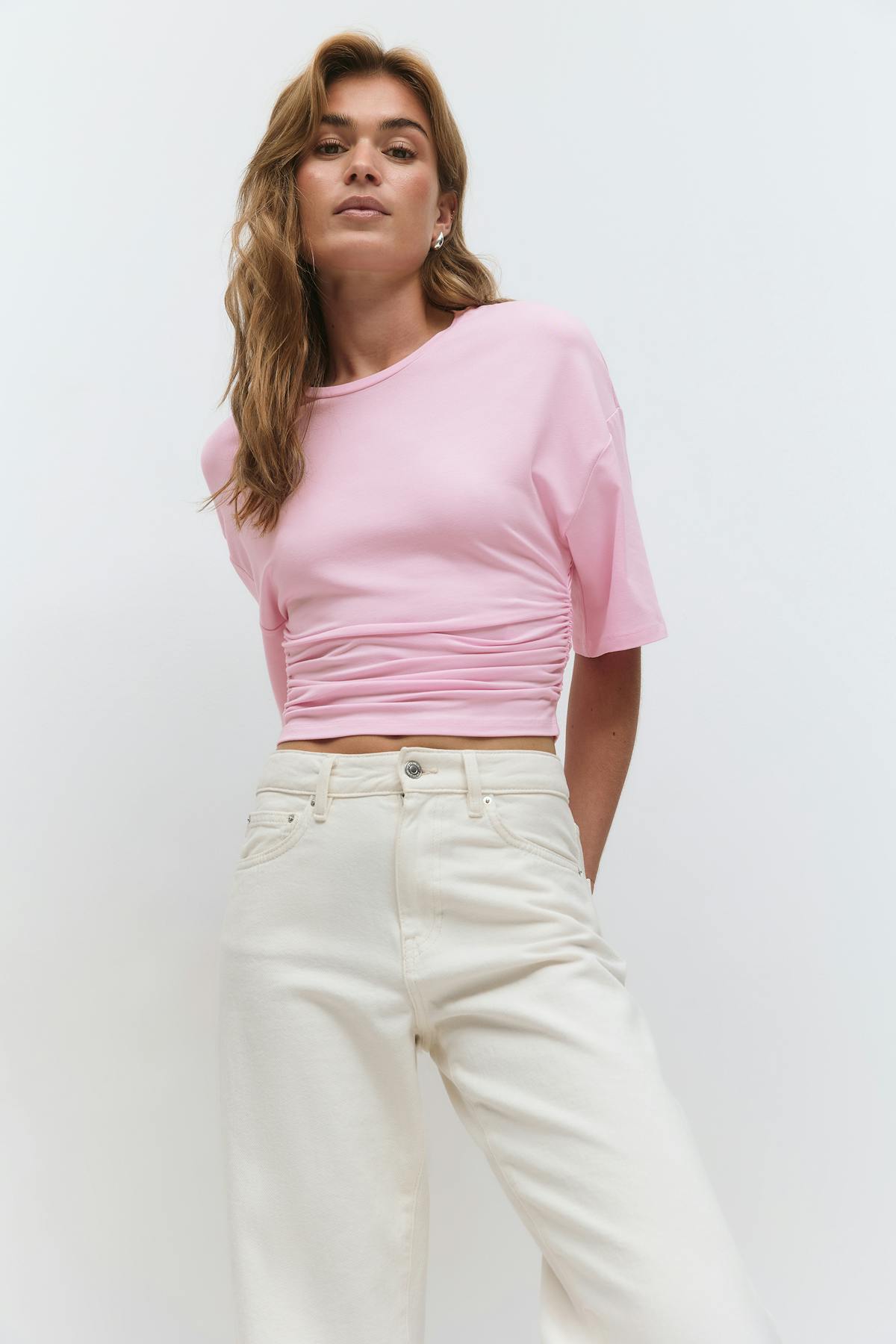 Soft touch ruched tee - Java