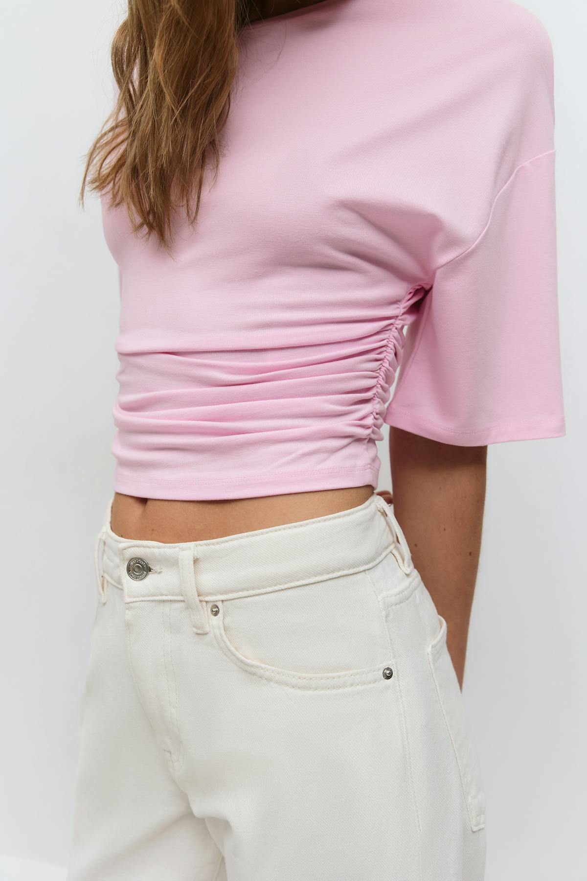 Soft touch ruched tee - Java