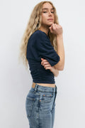 Soft touch ruched tee - Java