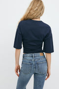 Soft touch ruched tee - Java