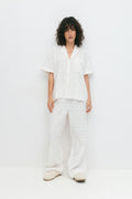 Gauze homewear shirt - Romantic ditsy