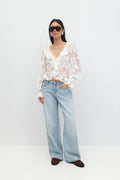 Lace blouse - Blanc cassé