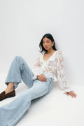 Lace blouse - Noir