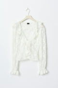 Lace blouse - Blanc cassé