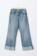 Fold up jeans - Scandi blue