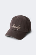 washed cotton cap