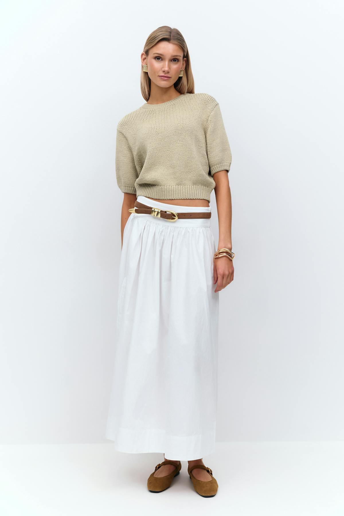 Knitted tape yarn top - Pure c