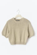 Knitted tape yarn top - Pure c