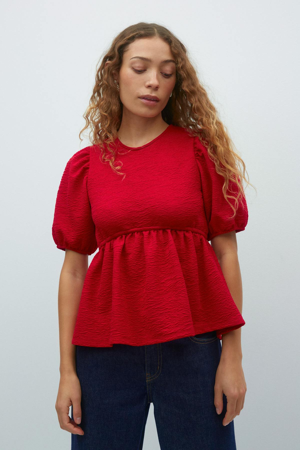 Tie back top - Noir
