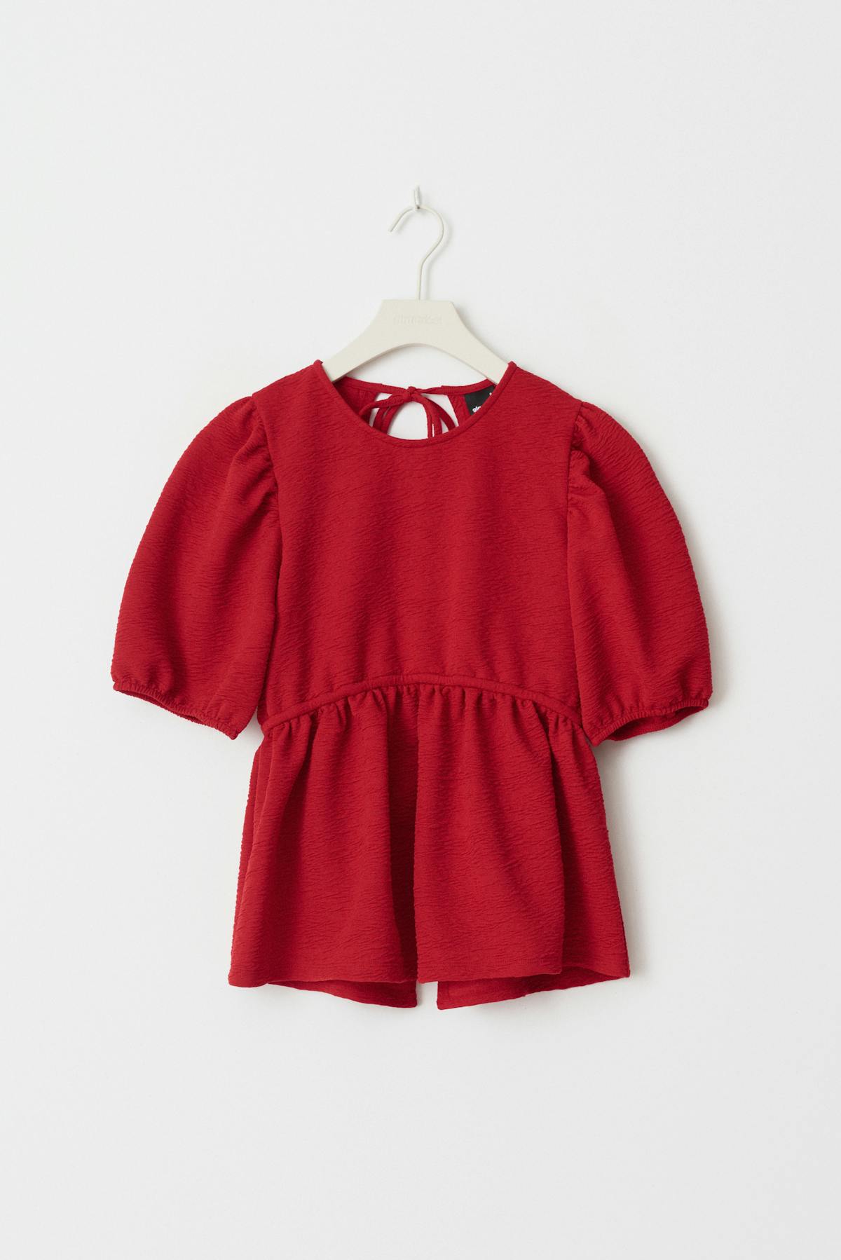 Tie back top - Noir