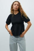 Tie back top - Chateau rose