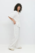 Gauze homewear trousers - Romantic ditsy