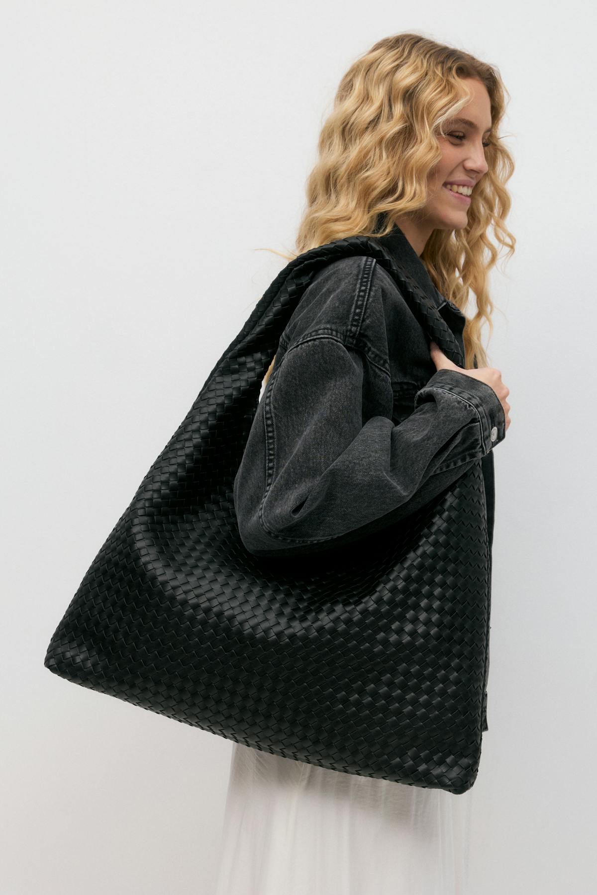 Braided large bag