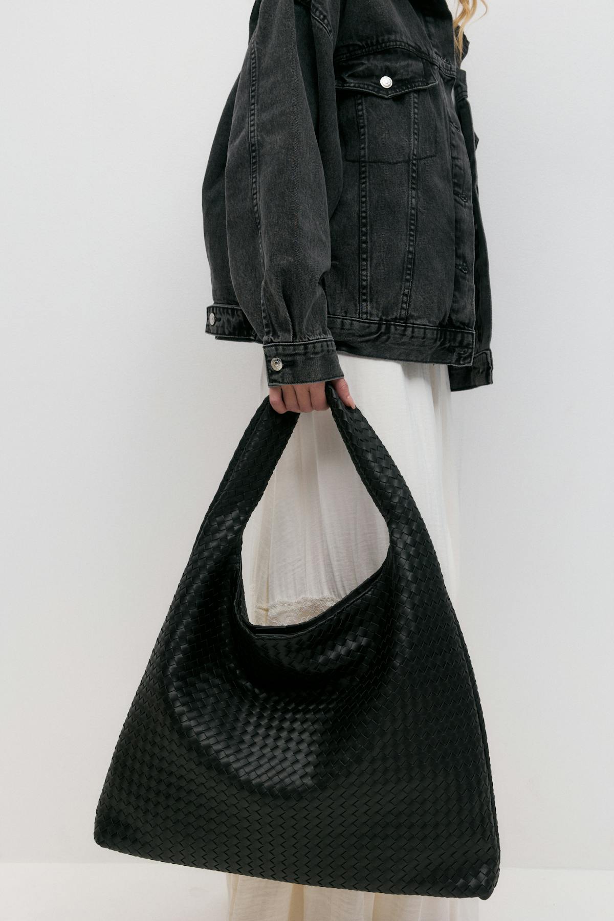 Braided large bag