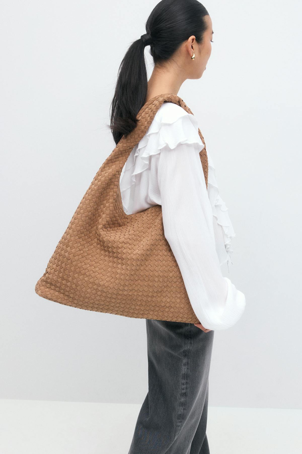 Braided large bag
