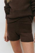 Chunky knitted shorts - Java