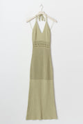 Knitted crochet dress - Alfalfa