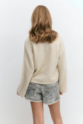 y knitted sweater - Primrose pink
