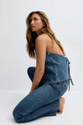 Scandi straight jeans - Bleu