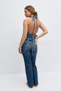 Scandi straight jeans - Bleu