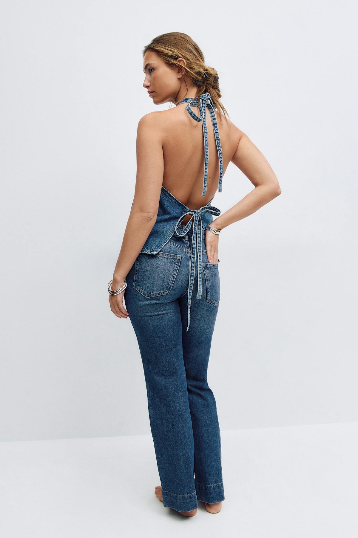 Scandi straight jeans - Bleu