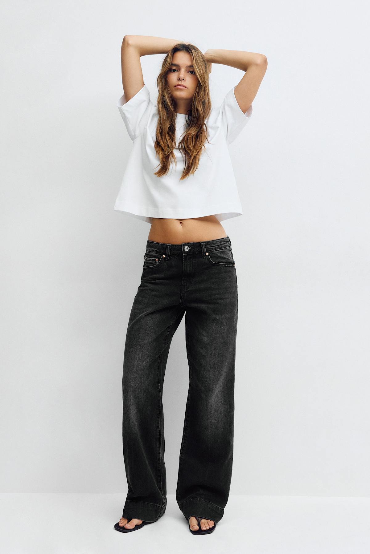 Scandi straight jeans - Bleu