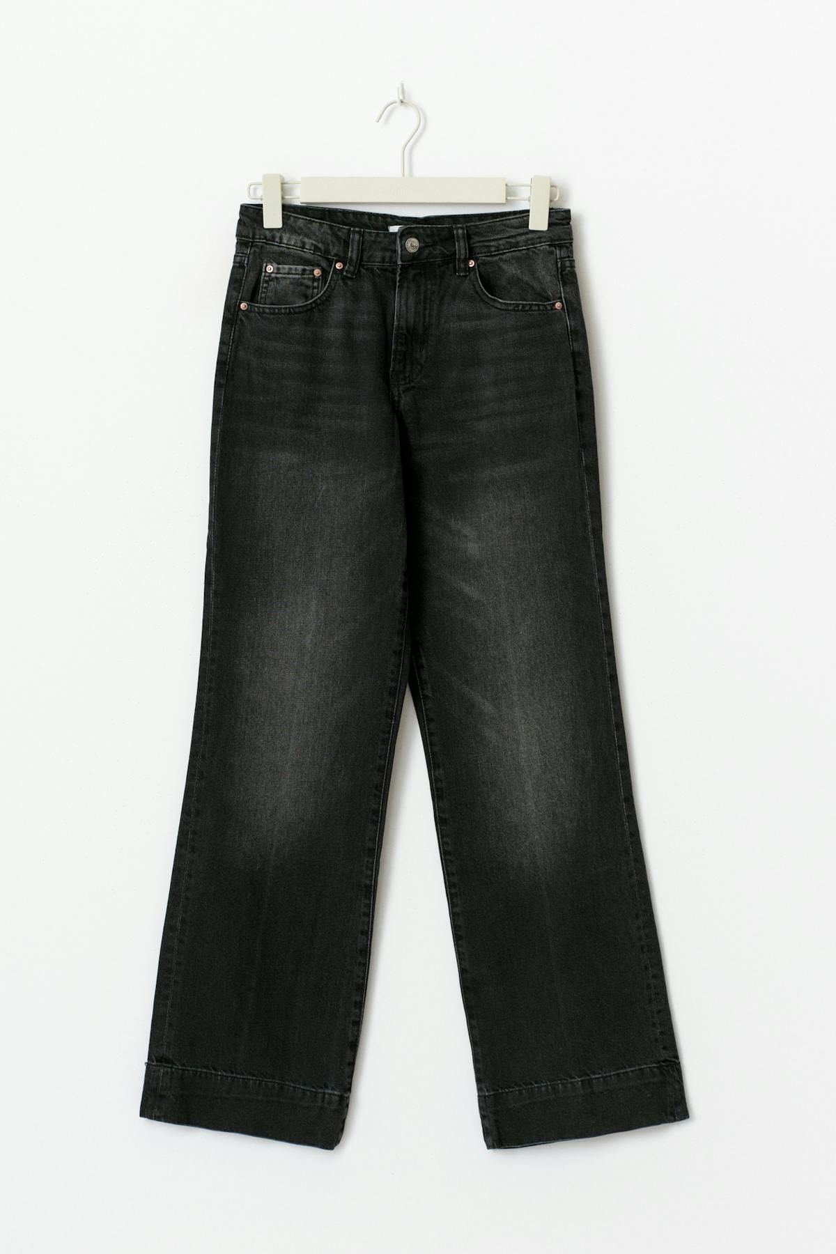 Scandi straight jeans - Offblack