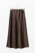 Satin skirt - Egret