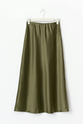 Satin skirt - Jaune