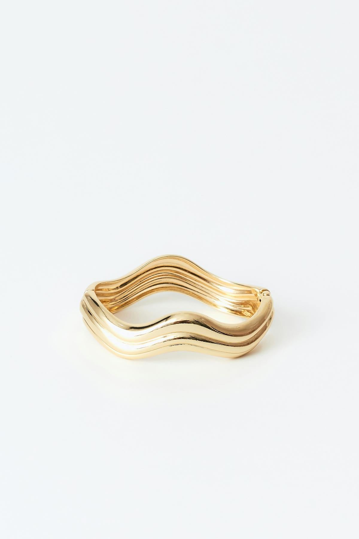 Wave bracelet - Doré