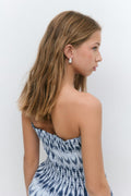Y one layer multi top - Blue/aop