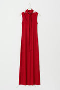 Soft touch scarf dress - Haute red