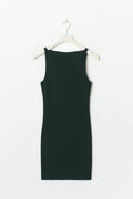 Boatneck mini dress - Noir