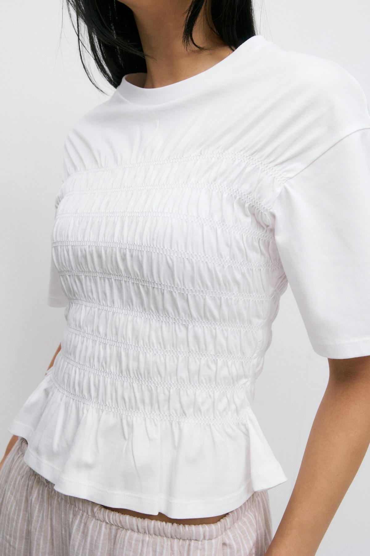 Smock tee - Blanc